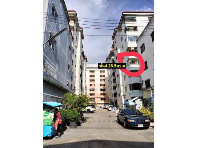 BS1013 ขายด่วน คอนโดรังสิตแลนด์ ห้องมุม ชั้น 4 ใจกลางรังสิต