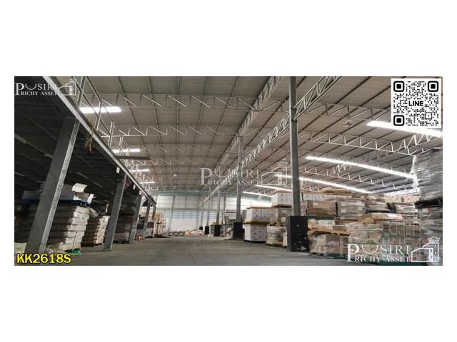 โรงงาน 6 ไร่ ผลิตและเก็บของได้เต็มที่ เดินทางสุดสะดวก ใกล้ทั้ง สาย 5 และเพชรเกษม - KK2618S