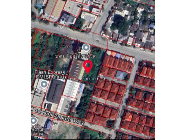 ขายที่ดินเปล่า 1 ไร่ เฉลิมพระเกียรติ ร.9 ซอย28 ดอกไม้ เขตประ