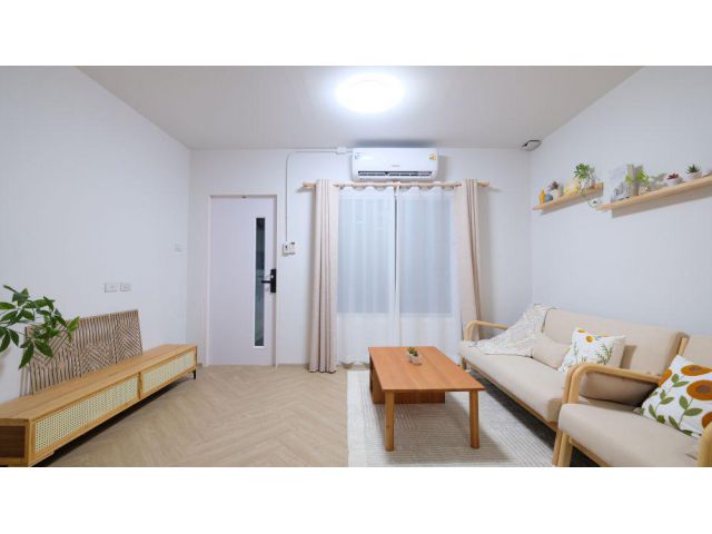 ขายทาวน์เฮาส์ 2 ชั้น บ้านงามเจริญ 24 ซ.บางละมุง13-ชลบุรี ตกแต่งสวยพร้อมเข้าอยู่ Fully furnished ทำเลดีห่างจาก ถ.สุขุมวิท