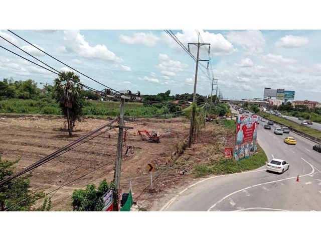 ขายที่ดิน 3 ไร่ ติดถนน 345 ต.บางคูวัด อ.เมืองปทุมธานี จ.ปทุมธานี