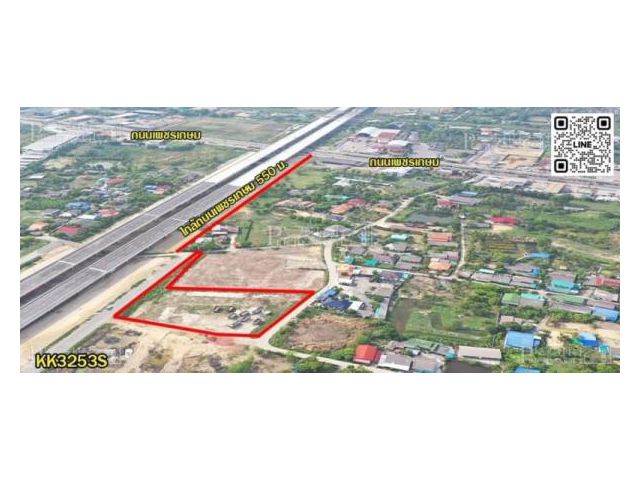 Wow!! … ที่สวย 3 ไร่ 290 ตารางวา ติดมอเตอร์เวย์ นครปฐม-ชะอำ ใกล้เพชรเกษม หน้ากว้างๆ ติดถนน 3 ด้าน เหมาะซื้อทำโกดัง