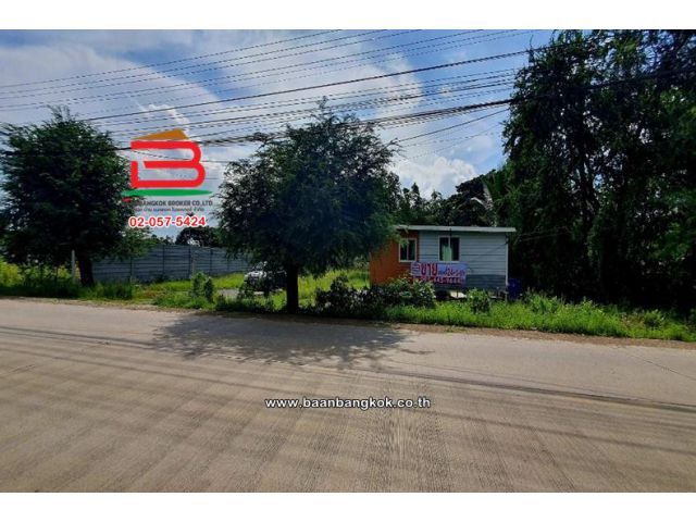 ที่ดินเปล่า เนื้อที่ 24-3-8 ไร่ ซอยสุทธิพันธ์ (ระหว่างซอยเลียบคลองหกตะวันตก 31-33) อำเภอคลองหลวง ปทุมธานี