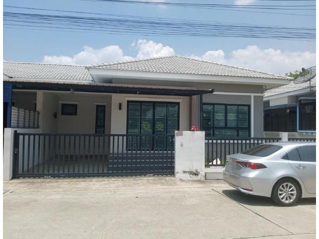 ขายบ้านแฝดมือสองพนัสนิคม   โครงการบ้านมีสุข 8 ชลบุรี