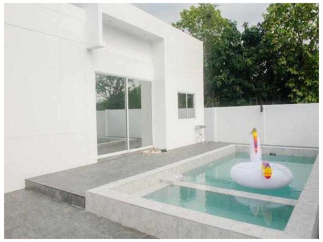 H948 ให้เช่าบ้านพักพูลวิลล่าทำเลดี 3 ห้องนอน ห้วยใหญ่  ราคาไม่แพง(ทำธุรกิจได้)