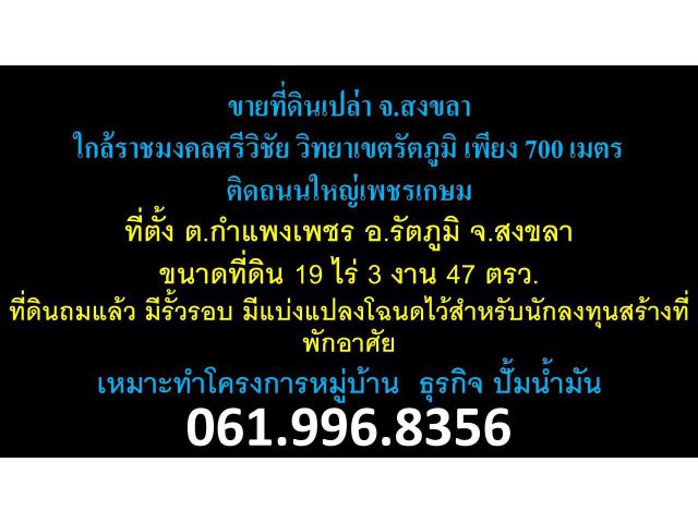 ขายที่ดิน