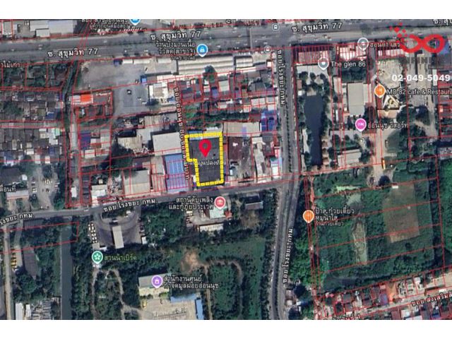 ขายที่ดิน 1-1-44 ไร่ พร้อมโกดัง อ่อนนุช 86 เหมาะธุรกิจรีไซเคิล