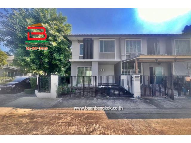 ทาวน์เฮาส์ โครงการ พฤกษาวิลล์ 89 (ซอยกาญจนาภิเษก 6/1) เนื้อที่ 25.3 ตารางวา ใกล้แฟชั่นไอส์แลนด์ เขตบางเขน กรุงเทพมหานคร