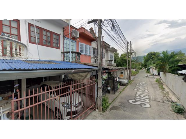 ทาวน์เฮ้าส์ชุมชนสวนดอก ต.สุเทพ อ.เมืองเชียงใหม่ 17 ตารางวา