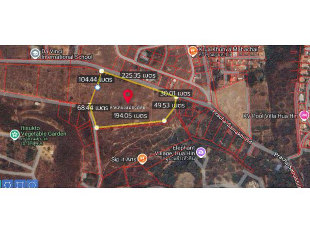 ขายที่ดินแปลงใหญ่  ทำเลดี วิวภูเขา อำเภอหัวหิน จังหวัดประจวบฯ