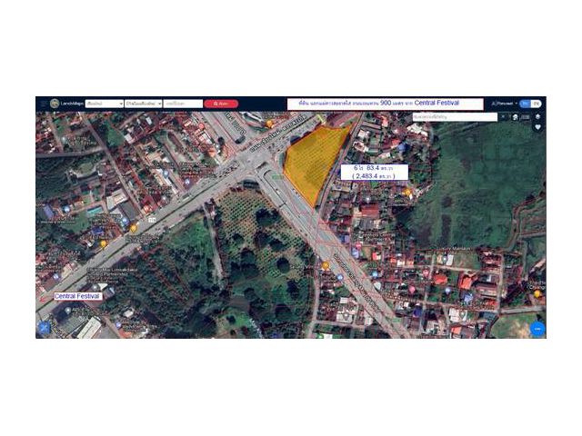 ที่ดินหัวมุมแปลงใหญ่ ทำเลระดับแลนด์มาร์ก (รับผู้ร่วมงาน)