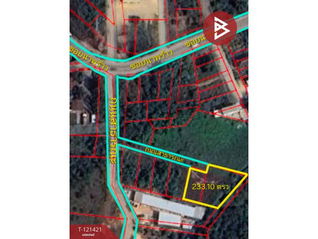 ขายที่ดิน เนื้อที่ 2 งาน 33.1 ตร.วา ศรีราชา ชลบุรี