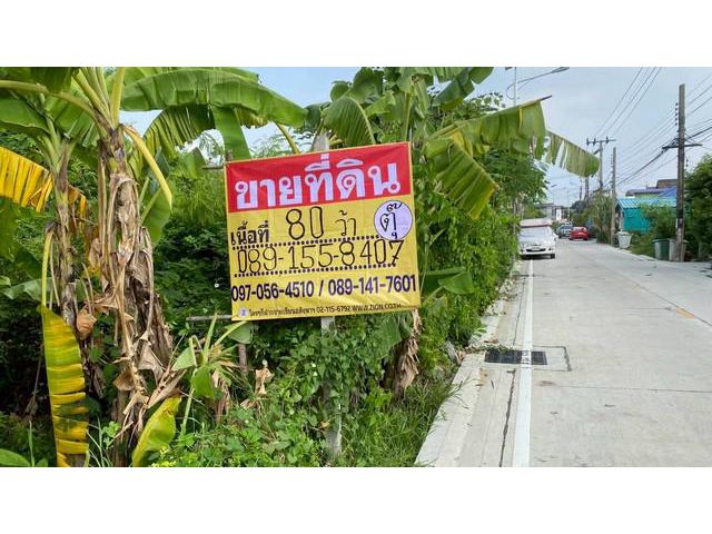 ขายที่ดิน  80 ตร.วา สวยแปลงมุม ซ.จตุรโชคชัย1 ใกล้วัดหลวงพ่อโต  บา
