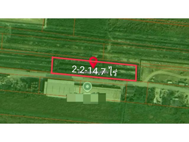 ขายที่ดินปทุมธานี อำเภอลำลูกลา คลอง8 เนื้อที่ 2-2-14.7 ไร่ ใกล้สำนักงานที่ดินลำลูกกา