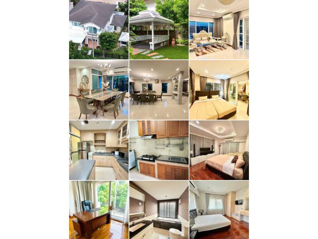 พลาดไม่ได้! ขายต่ำกว่าประเมิน 2.9 ล้าน! บ้านสวย 5 ห้องนอน พร้อมศาลาพักผ่อน ในโครงการ ลัดดารมย์ อิลิแกนท์ เชียงใหม่