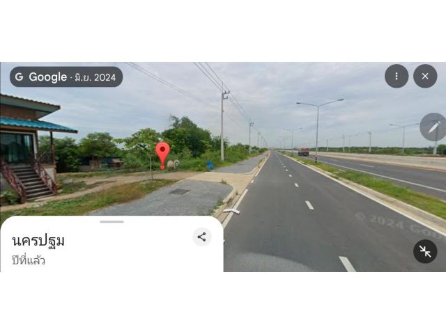 ขายที่ดินสวย เนื้อที่ 200 ตารางวา ติดถนนหลัก8เลน เส้นศาลากลางตัดใหม่