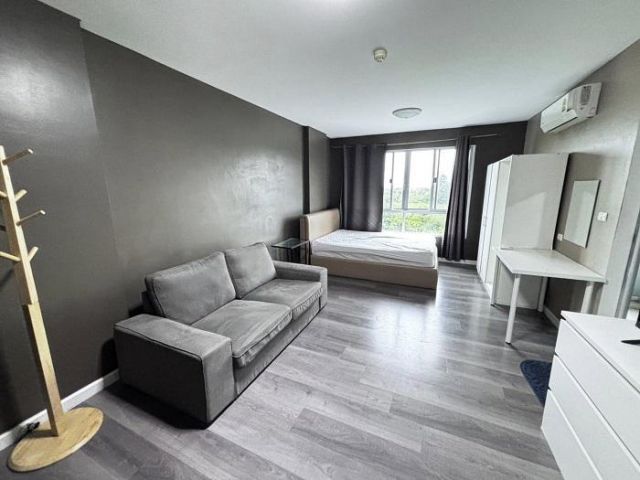 ขายคอนโดเฟอร์นิเจอร์ครบ ดีคอนโด แคมปัส รีสอร์ท บางนา ชั้น5 ถนนบางนา-ตราด กม.26 สมุทรปราการ.