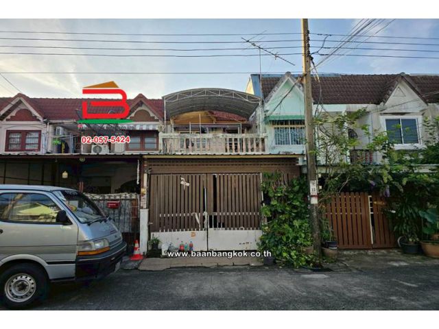 ทาวน์เฮาส์ เนื้อที่ 20 ตร.ว. หมู่บ้านธรากร (ซอยรามคำแหง 170), ใกล้ BTS มีนพัฒนา ถนนกาญจนาภิเษก แขวงมีนบุรี เขตมีนบุรี