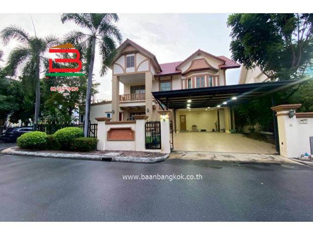 บ้านเดี่ยว หลังมุม โครงการ พฤกษ์ภิรมย์ รีเจ้นท์ เกษตร-นวมินทร์ เนื้อที่ 105.8 ตรว. ถนนรามอินทรา เขตบางเขน