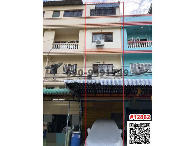 ขาย ตึกแถว 5 ชั้น ซอยวัดด่านสำโรง อยู่ตรงข้ามโรงงาน