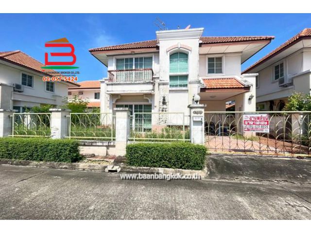 บ้านเดี่ยว การ์เด้นวิลล่า เดอะโฟร์ซีซั่น ลำลูกกา-คลอง 3 เนื้อที่ 54.4 ตร.ว (ใกล้ตลาดดีดีมาเช่) ลำลูกกา ปทุมธานี