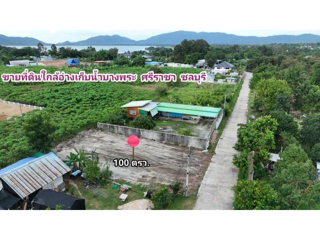 ขายที่ดิน 100 ตรว. อ่างเก็บน้ำบางพระ ศรีราชา ชลบุรี สาธารณูปโภคคร
