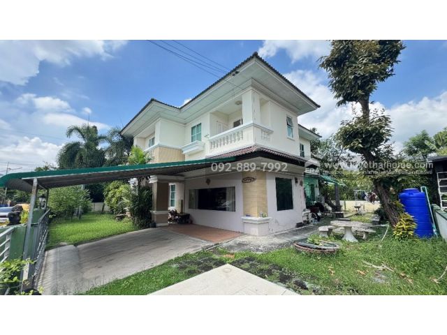 ขายบ้านเดี่ยว 2 ชั้น หมู่บ้านสารินซิตี้ บ้านเฉลียงจันทร์ พระราม2 ซอยเจษฎาวิถี พื้นที่ 145.7 ตรว. พร้อมอยู่ ราคาถูกที่สุด