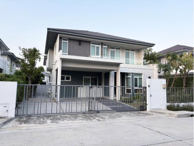 For Rent บ้านเดี่ยว ให้เช่า มัณฑนา บางนา-วงแหวน 185 ตร.ม. เฟอร์นิเจอร์ครบทั้งหลัง พร้อมเข้าอยู่