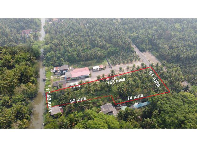 ขายที่ติดคลอง ติดถนน 2ไร่ 2 งาน 37 ตรว ราคาเบาๆ