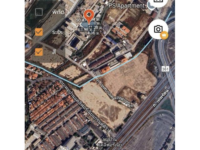 ที่ดินติดคอนโดเดอะกั้มอมตะ 2ไร่ ตรว.ละ 30,000บาท ต.คลองตำหรุ อ.เมือง จ.ชลบุรี ที่ดินถมแล้วห่างจากถนนสุขุมวิทเพียง600เมตร