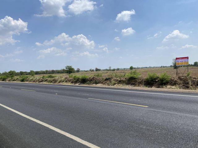 ขายถูกมากที่ดินแปลงสวย เนื้อที่ 7ไร่ 1งาน 7ตารางวา ติดถนนหน้ากว้าง80เมตร