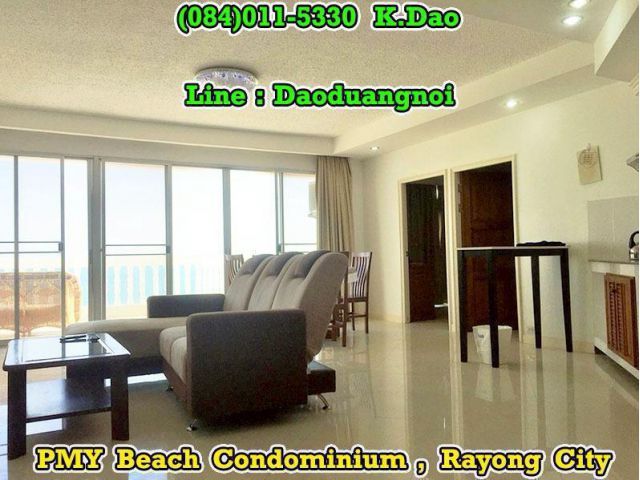 PMY Beach Condominium, Rayong City *** Condo for Rent *** Saeng Chan Beach +++ 2-Bedroom Condo +++