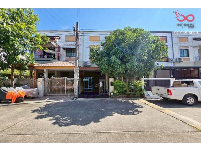 ขายทาวน์โฮม 2 ชั้น เต็มสิริ พลัส หนองจอก หน้ากว้าง 6 ม.ต่อเติมครบ