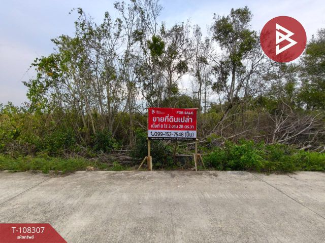 ขายที่ดิน เนื้อที่ 8 ไร่ 2 งาน 28 ตร.วา บางปะกง ฉะเชิงเทรา