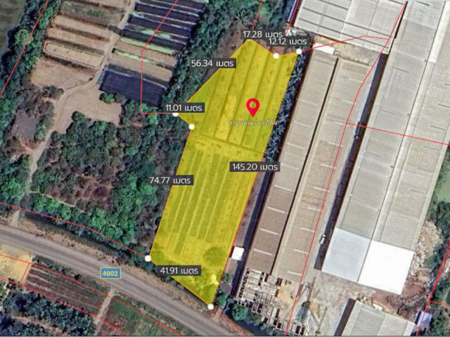 ขายที่ดิน 3-2-63 ไร่ กำแพงแสน จ.นครปฐม