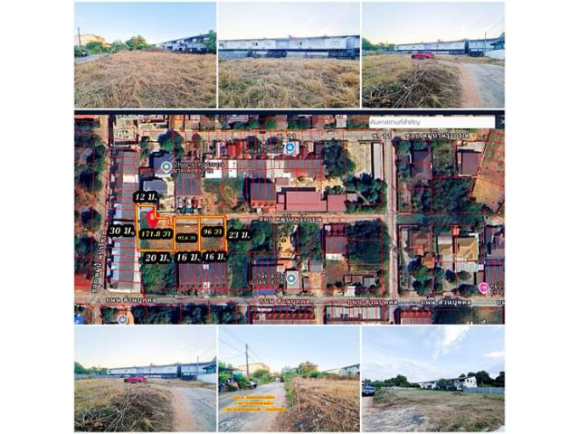 ที่ดินถมแล้ว ราคาถูก 3แปลงติดกัน อยู่ท้ายซอยและซอยไม่ลึก เป็นส่วนตัว เดินทางสะดวก ห่างถนนกลางเมืองแค่ 600ม./ บึงแก่นนคร