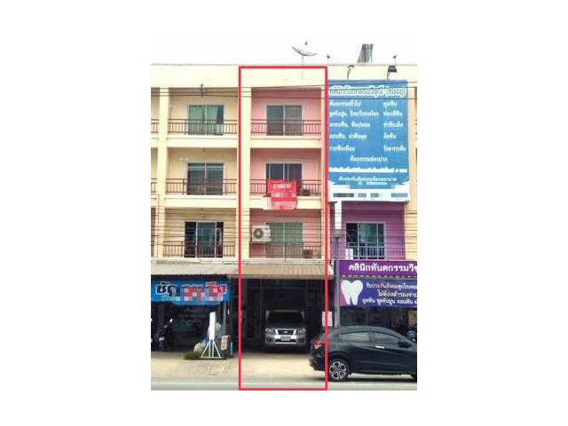 ขายตึกแถว 4 ชั้น ( สีชมพู ) ลำลูกกา คลอง 4 , 24.1 ตร.ว