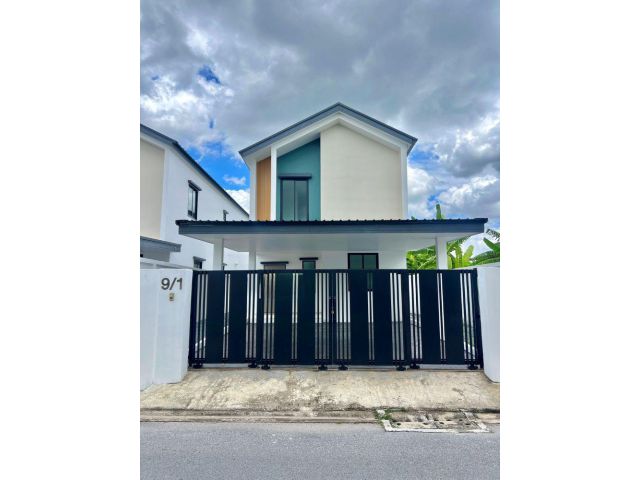 ขายบ้านเดี่ยว 2 ชั้น หมู่บ้านร่วมเกื้อ ทวีวัฒนา 25 แยก 13 บ้านสร้างใหม่ มือ 1 ฟังก์ชันครบ พร้อมเข้าอยู่