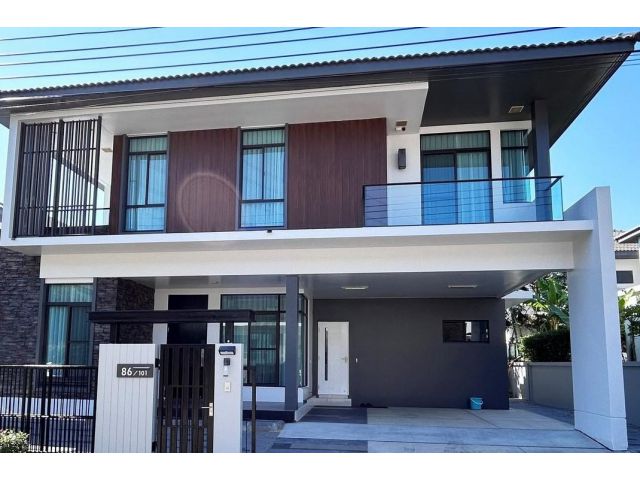 บ้านเดี่ยว ให้เช่าโครงการ มัณฑนา อ่อนนุช–วงแหวน 4 ใกล้ทางด่วนวงแหวน - บูรพาวิถี - สุวรรณภูมิ