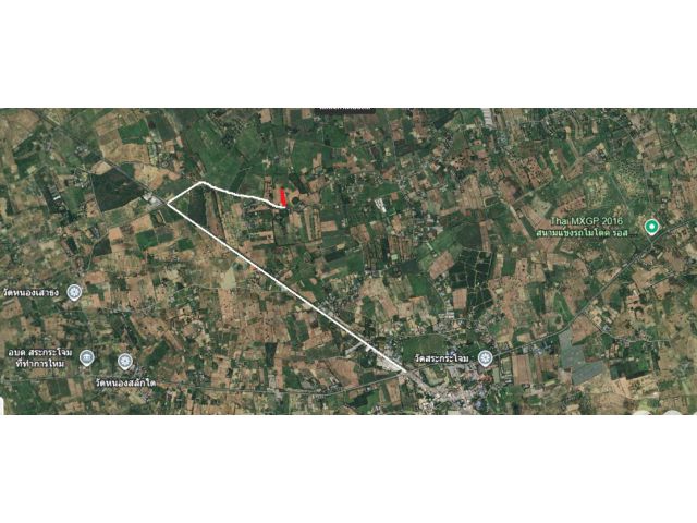 ขายที่นาติดถนน