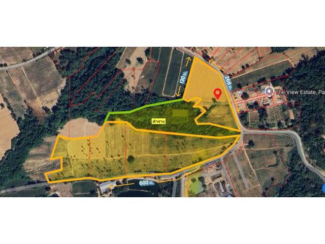 ขายที่ดินขนาดใหญ่ 49 ไร่ 2 งาน 63 ตารางวา  ทำเลเด่นย่านวิสดอม พัท