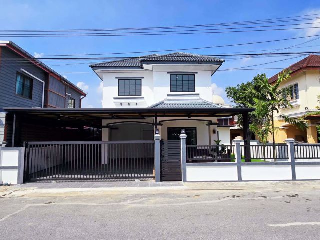 ขายบ้านเดี่ยว เคซี โฮม หทัยราษฎร์ คลองสามวา บางชัน ตกแต่งใหม่พร้อมเฟอร์นิเจอร์ ฟรีโอน