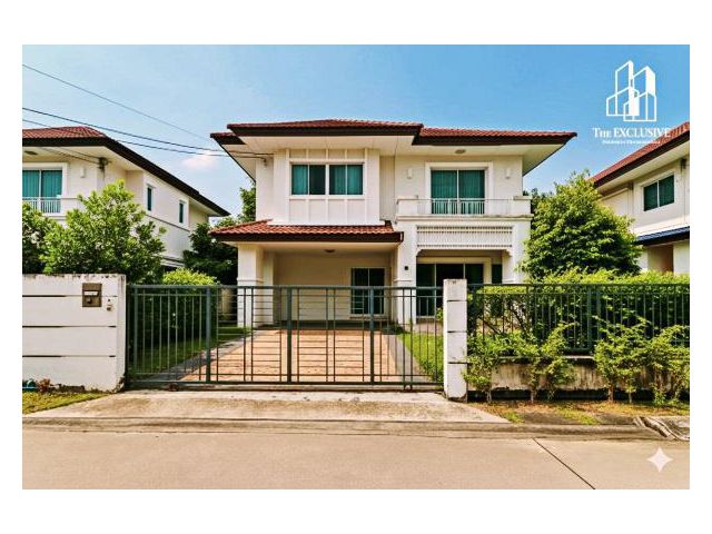 ขายบ้านเดี่ยว 2 ชั้น โครงการเซนโทร รัตนาธิเบศ์ (วัดสวนแก้ว) หลังบ้านติดสวนสวนกลาง