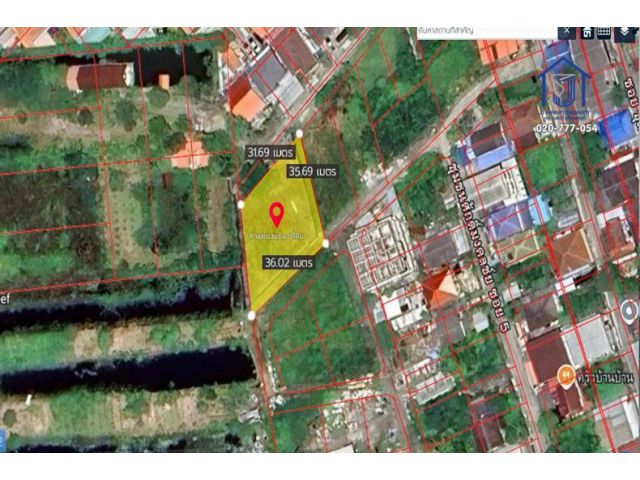 ขายและให้เช่าที่ดิน 243 ตารางวา ชุมชนศักดิ์มงคลชัย ซอยบางกระดี่ 19 แยก 9 (สะแกงาม 14) ใกล้ถนนพระราม 2–วงแหวนกาญจนาภิเษก