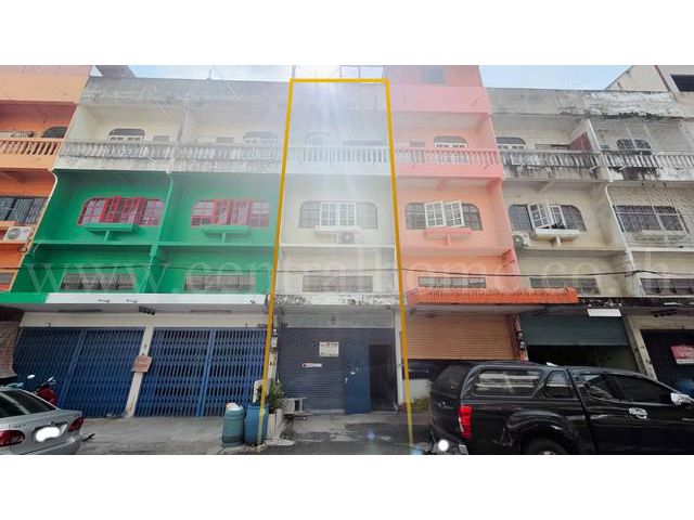 อาคารพาณิชย์ 4 ชั้น ซอยเพชรเกษม 93 ใกล้ MRT สถานีหลักสอง   