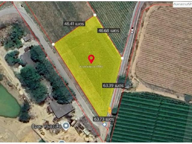 ขาย ที่ดินเปล่า แปลงมุม 2 ไร่ วังศาลา ท่าม่วง - ใกล้มอเตอร์เวย์ บางใหญ่-กาญจนบุรี ติดถนนสาธารณะ