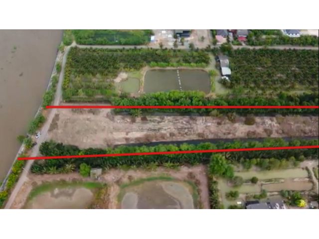 ขาย ที่ดินสวย ริมแม่น้ำบางปะกง วิวท้องคุ้งแม่น้ำ อ.บางคล้า จ.ฉะเชิงเทรา