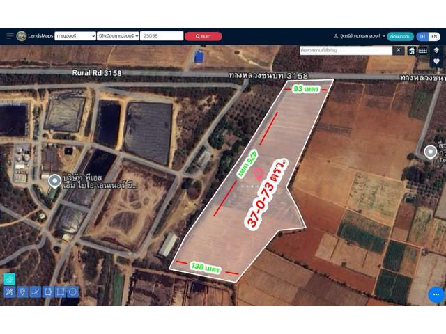 ที่ดินติดทางหลวงชนบท3158 มีศักยภาพสุดยอด ในราคาที่สุดว้าว