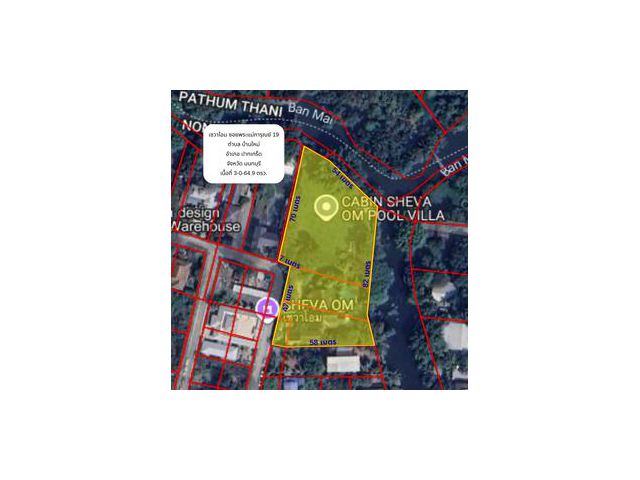 ขายบ้าน เซวาโอม หลังใหญ่ ติดริมน้ำ พื้นที่กว่า 3 ไร่