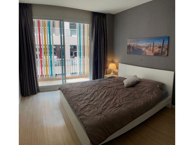 ให้เช่าคอนโดเลี้ยงสัตว์ได้ Happy Condo ลาดพร้าว 101 ขนาด 37 ตรม. อาคาร South ชั้น 6  พร้อมระเบียง ห้องรีโนเวทมาใหม่